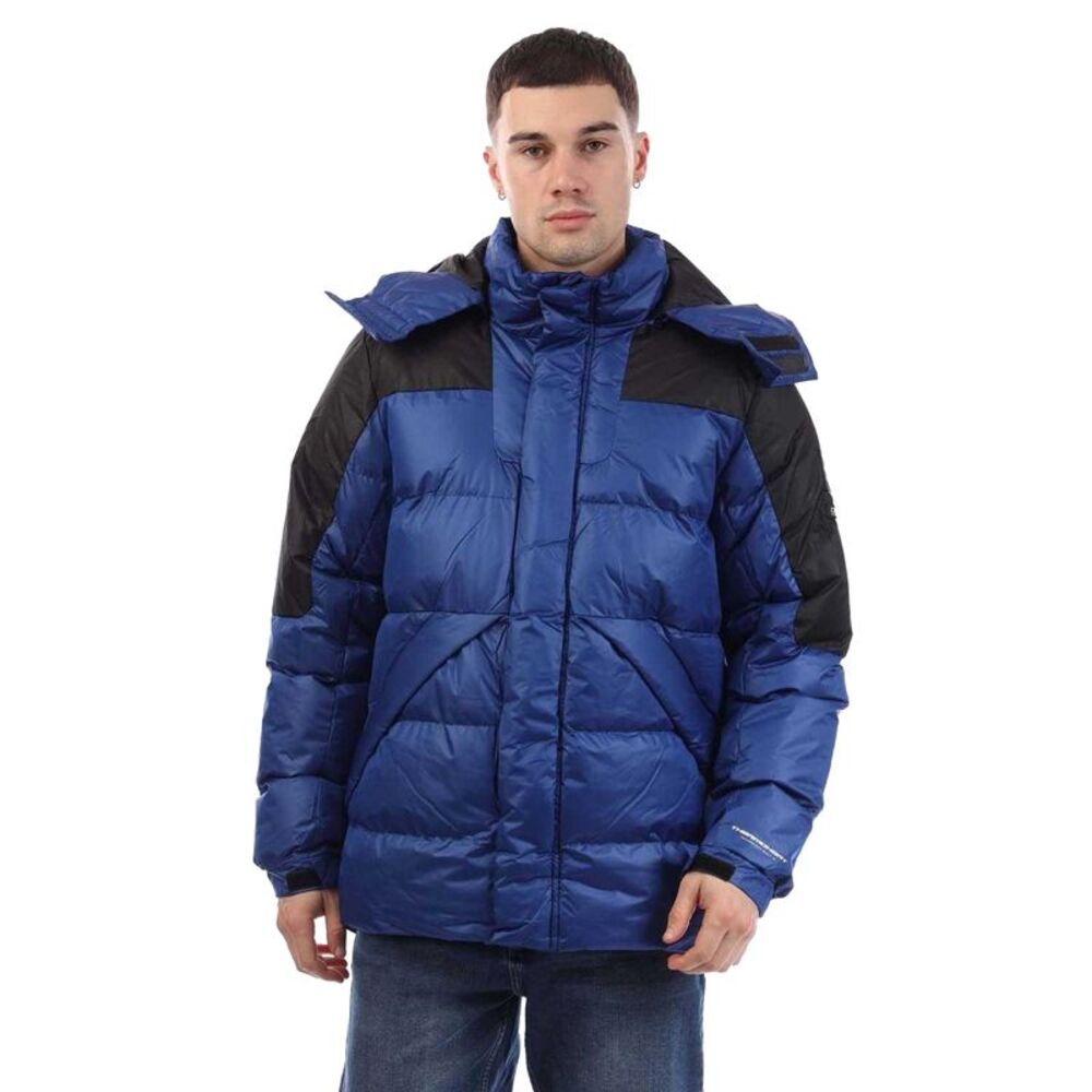 Crosshatch Mens Camptor Panelled Jacket / Blue